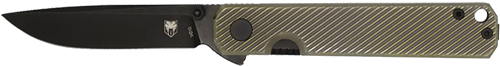 Cobratec Knives Blackjack Folder 3" G-10 Titanium Bronze Scale Knife