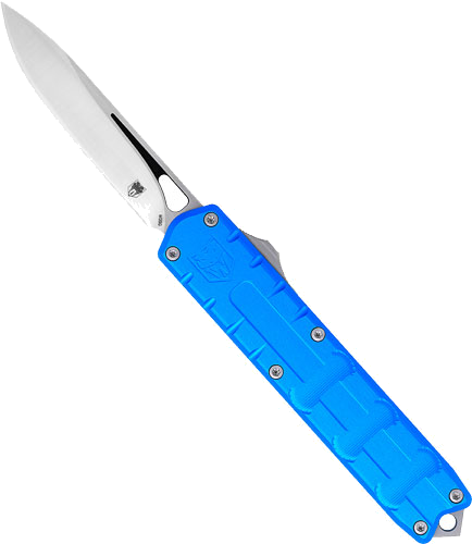 Cobratec Knives OTF Enforcer 3.25" M390 Drop Point – Blue