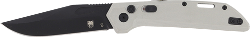 Cobratec Knives Naja Side Button Auto 3.5" D2 Lunar