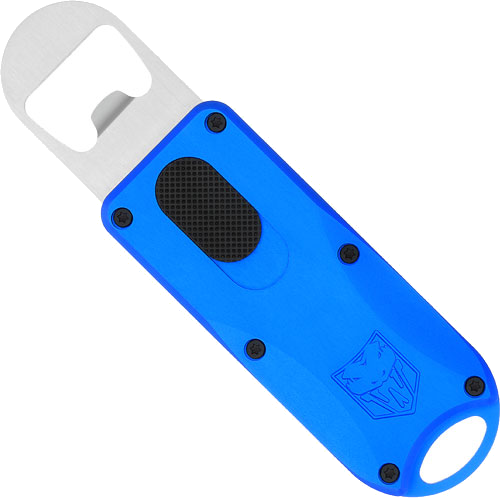 Cobratec Knives OTF Bottle Opener 4.62" Oal with Lanyard Loop – Blue