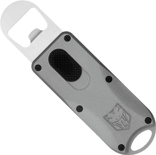 Cobratec Knives OTF Bottle Opener 4.62" Oal with Lanyard Loop – Grey