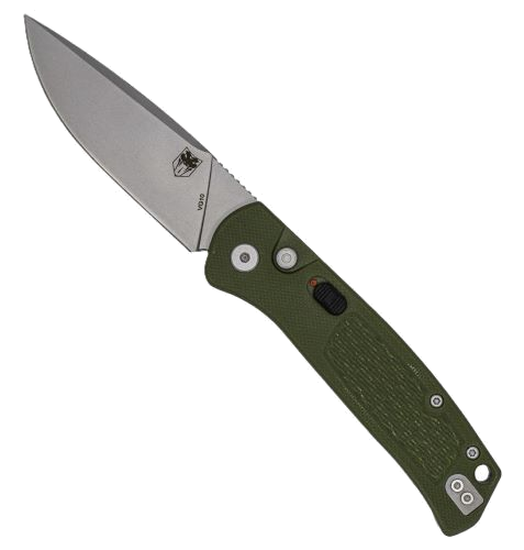 Cobratec Knives Recon Push Button Auto 3.12" G10 – OD Green