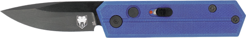Cobratec Knives Stinger Folder 1.9" Purple/Black D2 Blade SD Button Knife