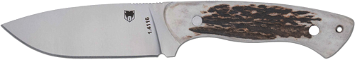 Cobratec Knives Twin Mountain 4" Fixed Blade Genuine Stag Knife