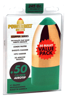 CVA Powerbelt Bullets Aero Tip 50 Caliber 245 Grain 50-Count
