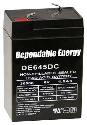 American Hunter Battery Rechargeable 6V 4.5amp F-Tab