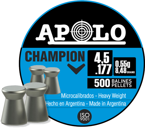 Apolo Hatsan 177 Champion 8.45 Grain 500-Pack