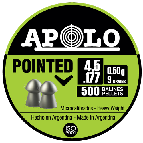 Apolo Hatsan 177 Pointed 9 Grain 500-Pack