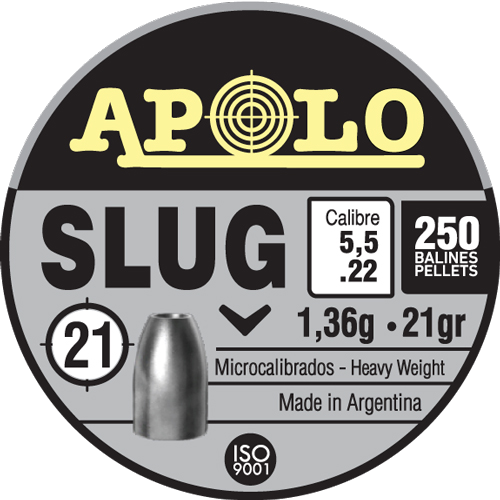Apolo Hatsan 22 Slug 21 Grain 250-Pack