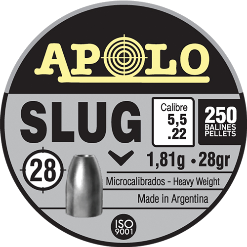 Apolo Hatsan 22 Slug 28 Grain 250-Pack