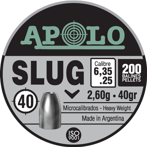 Apolo Hatsan 25 Slug 40 Grain 200-Pack