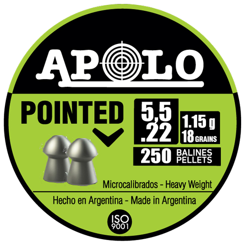 Apolo Hatsan 22 Pointed 18 Grain 250-Pack