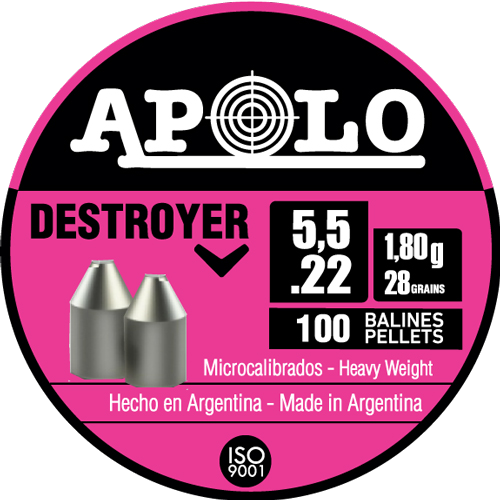 Apolo Hatsan 22 Destroyer 28 Grain 100-Pack