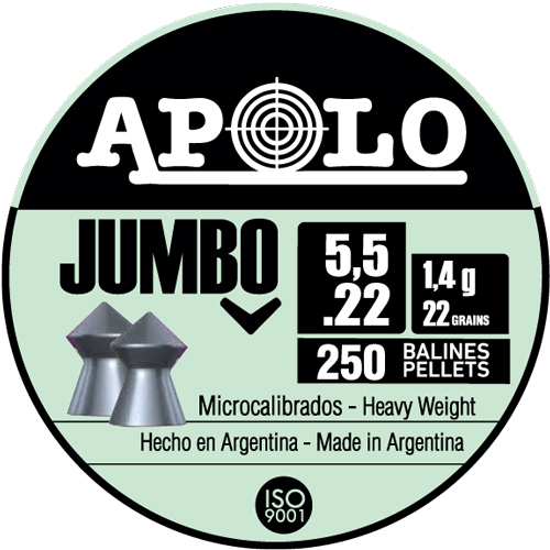 Apolo Hatsan 22 Jumbo 22 Grain 250-Pack