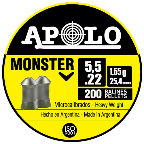 Apolo Hatsan 22 Monster 25.4 Grain 200-Pack