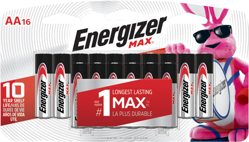 Energizer Max Batteries AA 16-Pack