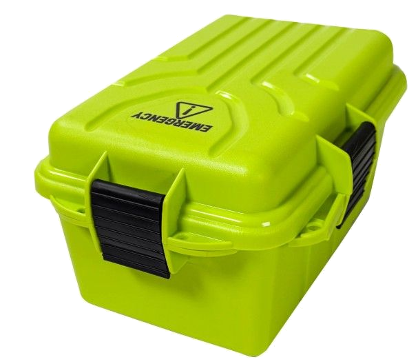 MTM Emergency Box 2 9.8x6.8x4.8 Yellow Green