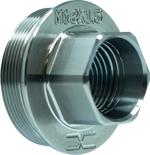 Faxon Firearms M18X1.5 Direct Thread to Hub Adapter Titanium
