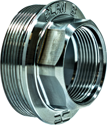 Faxon Firearms Plan B to Hub Adapter Titanium 1.375-24