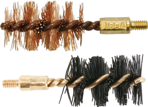 Otis Bore Brush .16 Gauge 2-Pack 1-Nylon 1-Bronze 8-32mm Threa