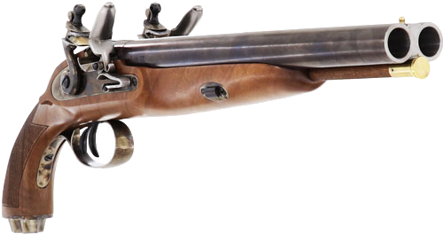 Pedersoli Howdah Hunter Flint Lock 11.25" 3" Wood/CC 20 Gauge Pistol