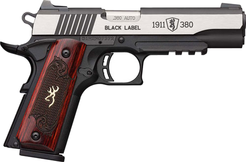 Browning 1911-380 Label Medallion Pro 4.25"FS with Rail Pistol