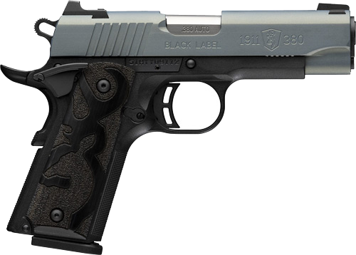 Browning 1911-380 Label 380ACP 3.58"Compensator NTN Lgts Pistol