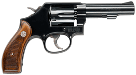 Smith & Wesson S&W 10 Classic .38 Special+p 4" FS Round Butt Wood Revolver