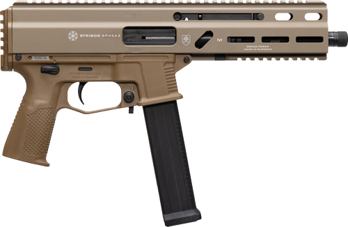 Global Ordnance Stribog SP45A3 .45 ACP Pistol – FDE