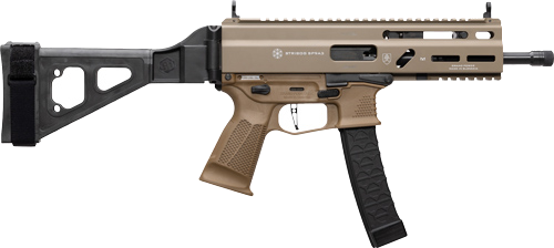 Global Ordnance Stribog SP9A3 9mm Pistol – FDE, Pistol Brace