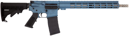 GLFA AR-15 Stainless Barrel .223 Wylde Rifle – Blue Titanium