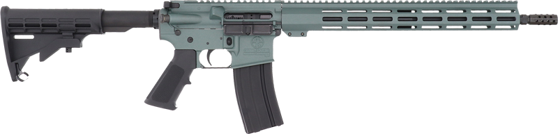 GLFA AR-15 Nitride Barrel .223 Wylde Rifle – Charcoal Green