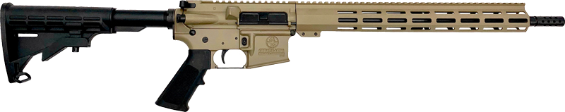 GLFA AR15 RIFLE 223 WYLDE 16" NIT BBL FDE