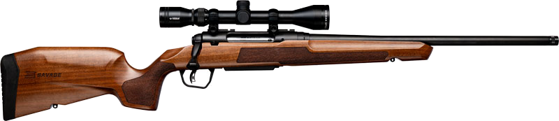 Savage Arms Axis 2 Xp 20" Threaded with 3-9x40 Black/Hardwood 6.5 Creedmoor Rifle