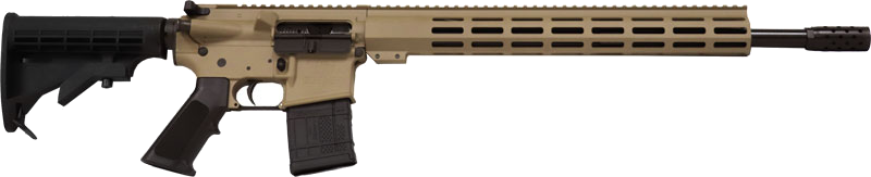 GLFA AR-15 Nitride Barrel .450 Bushmaster Rifle – FDE
