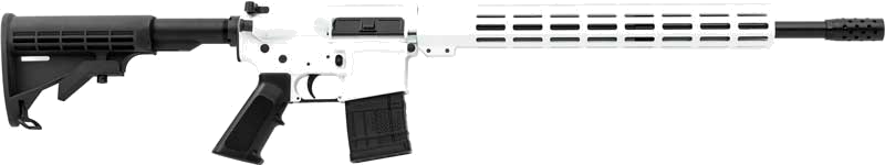 GLFA AR-15 Nitride Barrel .450 Bushmaster Rifle – White