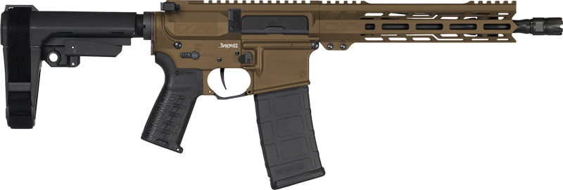 CMMG Banshee MK4 5.56mm 10.5" with Rip Brace Pistol – Bronze