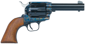 European Am. Arms Bounty Hunter 4.5" FS Case Colored/Blued Wood .44 Magnum Revolver