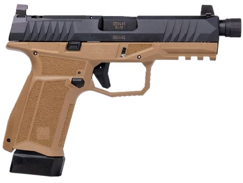 Global Ordnance Arex Delta Gen 2 Tactical M Or 1-15 & 1-15+2 Threaded Black/FDE Pistol