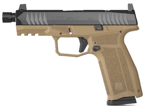 Global Ordnance Arex Delta Gen 2 Tactical X Or 1-17 & 1-17+2 Threaded Black/FDE Pistol