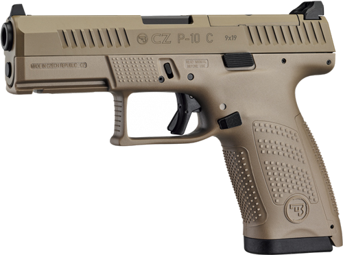 CZ-USA P-10 C Or 9mm Pistol – FDE