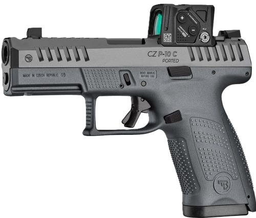 CZ-USA P-10 C Or Ported 9mm Pistol – Grey