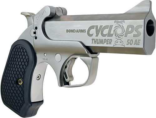 Bond Arms Cyclops 50AE Ss 4.25" B6 Extended Grip Pistol