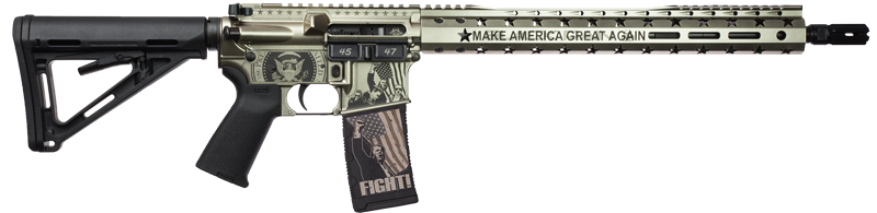 Black Rain Ordnance Spec15 Trump Fx Ltd. Edition 5.56 NATO Rifle – Silver