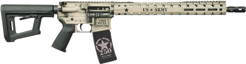 Black Rain Ordnance Spec15 Army 250th Custom 5.56 NATO Rifle