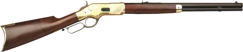 Cimarron 1866 Yellowboy .38 Special 20" Octagon Brass/Blued Walnut Rifle