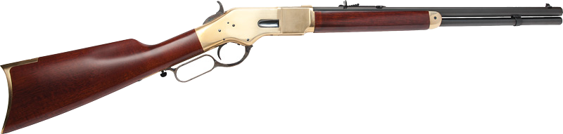Cimarron 1866 Yellowboy 32-20 20" Octagon Brass/Blued Walnut Rifle