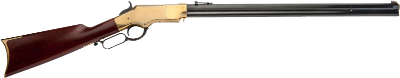 Cimarron Henry Civilian 44/40 24" Brass Frame/Blued Walnut Rifle