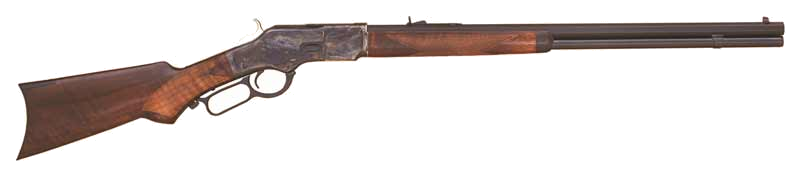 Cimarron 1873 Deluxe 24" Octagon Pg Walnut .45 Colt Rifle
