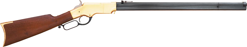 Cimarron Henry Civilian 24" Brass Frame/Blued Walnut .45 Colt Rifle